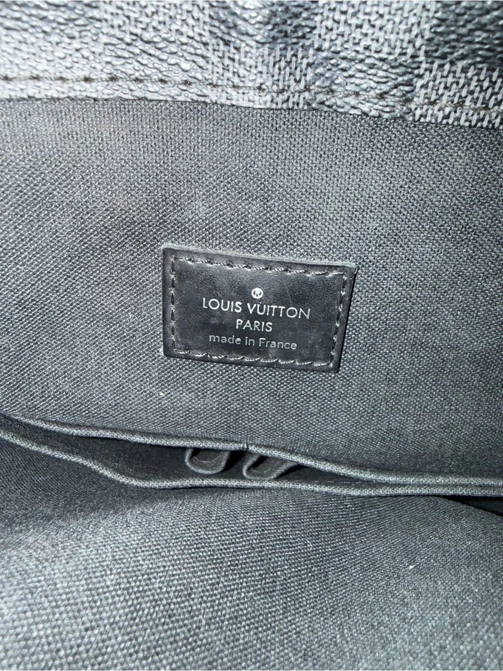Louis Vuitton Tadao Tote Black/Gray Damier Graphite
